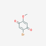 2,5-Cyclohexadiene-1,4-dione, 2-bromo-5-methoxy-结构式