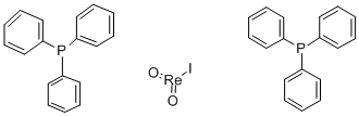 Structure of IODODIOXOBIS(TRIPHENYLPHOSPHINE)RHENIUM(V)