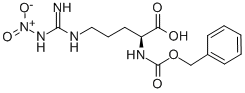 Structure of Z-ARG(NO2)-OH