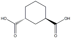 Structure of trans-Cyclohexane-1,3-dicarboxylic acid