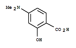 4-(Dimethylamino)salicylic acid结构式