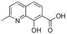 Structure of 8-hydroxy-2-methylquinoline-7-carboxylic acid