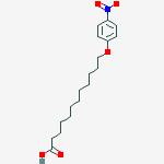 Structure of 12-(4-NITROPHENOXY)DODECANOIC ACID