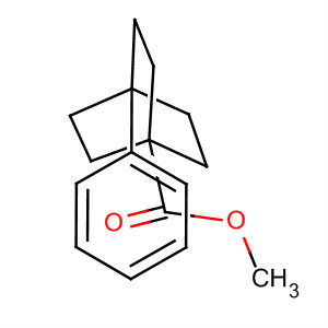 Structure of Bicyclo[2.2.2]octane-1-carboxylic acid, 4-phenyl-, methyl ester