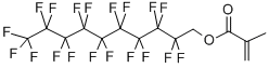 Structure of 1H,1H-PERFLUORO-N-DECYL METHACRYLATE