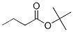 Structure of tert-butyl butanoate