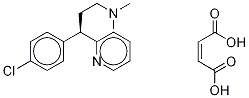 Structure of (-)-CHLORPHENIRAMINE MALEATE