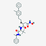 Structure of N1-[(1S)-2,2-Dimethyl-1-[[[(1R)-1-phenylethyl]amino]carbonyl]propyl]-N4-hydroxy-2-[3-(2-methyl[1,1'-biphenyl]-4-yl)propyl]-butanediamine