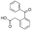 (2-Benzoylphenyl)acetic acid结构式