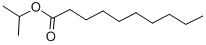 Structure of N-CAPRIC ACID ISOPROPYL ESTER