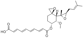Structure of FUMAGILLIN