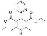 Structure of 1,4-Dihydro-2,6-dimethyl-4-(2-pyridyl)-3,5-pyridinedicarboxylic acid diethyl ester