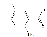 Structure of 2-AMino-4-fluoro-5-iodo-benzoic acid