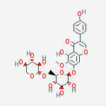 Structure of Tectorigenin 7-O-[beta-D-xylopyranosyl-(1-6)-beta-D-glucopyranoside]