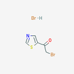 Structure of 2-Bromo-1-thiazol-5-yl-ethanone hydrobromide