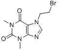 Structure of 7-(2-bromoethyl)-3,7-dihydro-1,3-dimethyl-1H-purine-2,6-dione
