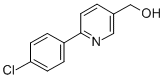 Structure of [6-(4-CHLOROPHENYL)PYRIDIN-3-YL]METHANOL
