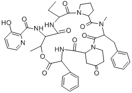 Structure of Virginiamycin factor S