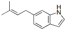 Structure of 6-(3-Methyl-2-butenyl)-1H-indole