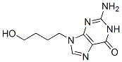 Structure of 9-(4-hydroxybutyl)guanine