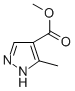 Structure of 5-METHYL-1H-PYRAZOLE-4-CARBOXYLIC ACID METHYL ESTER