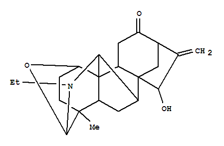 Structure of 7,20-Cycloveatchan-12-one,1,19-epoxy-21-ethyl-15-hydroxy-4-methyl-16-methylene-, (1a,15b,19R)-