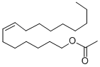 Structure of (Z)-hexadec-7-enyl acetate