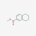 2-Naphthalenecarboxylic acid, 5,6,7,8-tetrahydro-, methyl ester结构式