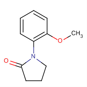 Structure of 2-Pyrrolidinone, 1-(2-methoxyphenyl)-