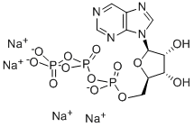 Structure of PURINE RIBOSIDE-5-O-TRIPHOSPHATE SODIUM SALT