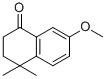 Structure of 7-METHOXY-4,4-DIMETHYL-3,4-DIHYDRO-2H-NAPHTHALEN-1-ONE
