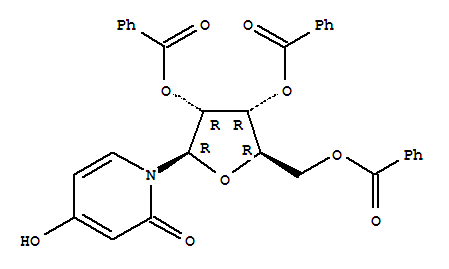 Structure of 4-Hydroxy-1-(2-O,3-O,5-O-tribenzoyl-β-D-ribofuranosyl)pyridin-2(1H)-one