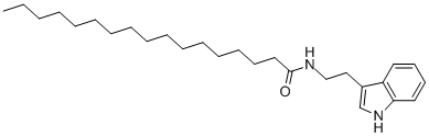 Structure of HEPTADECANOIC ACID TRYPTAMIDE