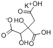 Structure of POTASSIUM HYDROXYCITRATE