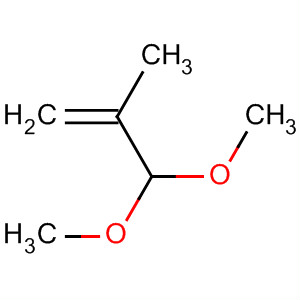 1-Propene, 3,3-dimethoxy-2-methyl-结构式