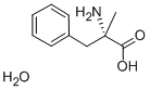 2-甲基-L-苯丙氨酸一水物结构式