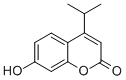 Structure of 7-HYDROXY-4-ISOPROPYL-CHROMEN-2-ONE