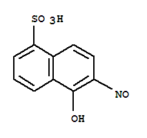 Structure of 1-Naphthol-2-nitrozo-5-sulpho acid
