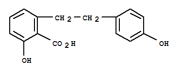 Structure of lunularic acid