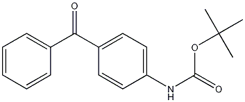 Structure of tert-butyl 4-benzoylphenylcarbamate