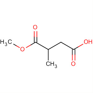 Structure of Butanedioic acid, methyl-, 4-methyl ester