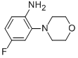 Structure of 4-FLUORO-2-(4-MORPHOLINYL)ANILINE