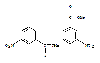 Structure of dimethyl 4,4'-dinitrobiphenyl-2,2'-dicarboxylate