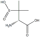 (2S)-2-氨基-3-甲基-3-亚磺酸基丁酸结构式