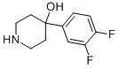Structure of 4-(3,4-difluorophenyl)-4-piperidinol