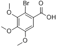 Chemical structure of benzoic acid, 2-bromo-3,4,5-trimethoxy-