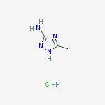 Structure of 5-Methyl-4H-1,2,4-triazol-3-amine hydrochloride