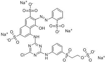 Structure of REACTIVE RED 194