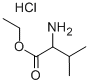 Structure of DL-VALINE ETHYL ESTER HYDROCHLORIDE