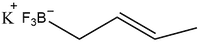 Structure of (E)-Potassium but-2-en-1-yltrifluoroborate